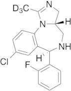 8-Chloro-6-(2-fluorophenyl)-3a,4,5,6-tetrahydro-1-methyl-3H-imidazo[1,5-a][1,4]benzodiazepine-d3Midazolam Impurity G
