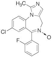 8-Chloro-6-(2-fluorophenyl)-1-methyl-4H-imidazo[1,5-a][1,4]benzodiazepine 5-Oxide (Midazolam 5-Oxide)