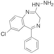 7-Chloro-2-hydrazino-5-phenyl-3H-1,4-benzodiazepine