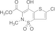 6-Chloro-4-hydroxy-2-methyl-2H-thieno[2,3-e]-1,2-thiazine-3-carboxylic Acid Methyl Ester 1,1-Dioxide