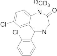 Chlorodiazepam-13C,D3