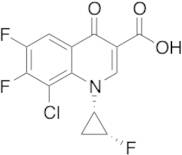 8-Chloro-6,7-difluoro-1-[(1S,2R)-2-fluorocyclopropyl]-1,4-dihydro-4-oxo-3-quinolinecarboxylic Acid