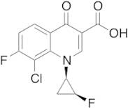 cis-8-Chloro-7-fluoro-1-(2-fluorocyclopropyl)-1,4-dihydro-4-oxo-3-quinolinecarboxylic Acid