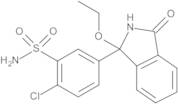 2-Chloro-5-(1-ethoxy-3-oxoisoindolin-1-yl)benzenesulfonamide