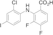 2-(2-Chloro-4-iodophenylamino)-3,4-difluorobenzoic Acid