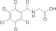 4-Chlorohippuric Acid-d4