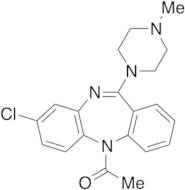 1-(8-Chloro-11-(4-methylpiperazin-1-yl)-5H-dibenzo[b,e][1,4]diazepin-5-yl)ethanone