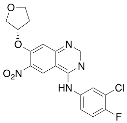 (S)-N-(3-Chloro-4-fluorophenyl)-6-nitro-7-(tetrahydrofuran-3-yloxy)quinazolin-4-amine