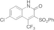 6-Chloro-3-(phenylsulfonyl)-4-(trifluoromethyl)-2(1H)-quinolinone