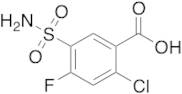 2-Chloro-4-fluoro-5-sulfamoylbenzoic Acid