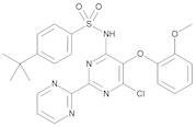 N-[6-Chloro-5-(2-methoxyphenoxy)-(2,2-bipyrimidine)4-4-yl]-(1,1-dimethylethyl)-benzenesulfonamide