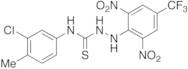 N-(3-Chloro-4-methylphenyl)-2-[2,6-dinitro-4-(trifluoromethyl)phenyl]-hydrazinecarbothioamide