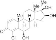 4-Chloro-17alphalpha-methyl-6beta,16beta,17beta-trihydroxy-1,4-androstadien-3-one