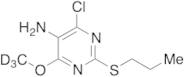 4-Chloro-6-methoxy-2-(propylthio)-5-pyrimidinamine-d3