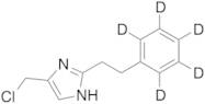 4-(Chloromethyl)-2-(2-phenylethyl)-1H-imidazole-d5