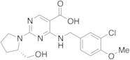 (S)-4-((3-Chloro-4-methoxybenzyl)amino)-2-(2-(hydroxymethyl)pyrrolidin-1-yl)pyrimidine-5-carboxylic Acid