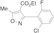 3-(2-Chloro-6-fluorophenyl)-5-methylisoxazole-4-carboxylic Acid Ethyl Ester