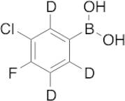 3-Chloro-4-fluorophenylboronic Acid-d3