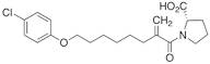 8-(4-Chlorophenoxy)-2-methylene-octanoic Acid L-Prolinamide
