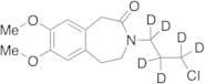 3-(3-Chloropropyl)-1,3,4,5-tetrahydro-7,8-dimethoxy-2H-3-benzazepin-2-one-d6