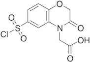 2-[6-(Chlorosulfonyl)-3-oxo-3,4-dihydro-2H-1,4-benzoxazin-4-yl]acetic Acid