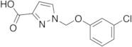 1-[(3-Chlorophenoxy)methyl]-1H-pyrazole-3-carboxylic Acid