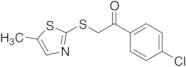 1-(4-Chlorophenyl)-2-[(5-methyl-1,3-thiazol-2-yl)sulfanyl]ethan-1-one