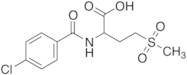 2-[(4-Chlorophenyl)formamido]-4-methanesulfonylbutanoic Acid