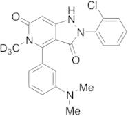 2-(2-Chlorophenyl)-4-(3-(dimethylamino)phenyl)-5-methyl-1H-pyrazolo[4,3-c]pyridine-3,6(2H,5H)-dione-d3