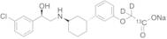 2-(3-((1R,3S)-3-(((R)-2-(3-Chlorophenyl)-2-hydroxyethyl)amino)cyclohexyl)phenoxy)acetic Acid-13C...