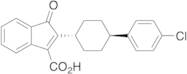 2-((1R,4R)-4-(4-Chlorophenyl)cyclohexyl)-1-oxo-1H-indene-3-carboxylic Acid