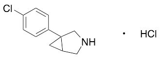 1-(4-Chlorophenyl)-3-azabicyclo[3.1.0]hexane Hydrochloride