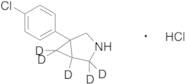 1-(4-Chlorophenyl)-3-azabicyclo[3.1.0]hexane Hydrochloride-d5