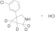 1-(3-Chlorophenyl)-3-azabicyclo[3.1.0]hexane Hydrochloride-d5