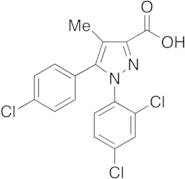 5-(4-Chlorophenyl)-1-(2,4-dichlorophenyl)-4-methylpyrazole-3-carboxylic Acid