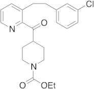 4-[[3-[2-(3-Chlorophenyl)ethyl]-2-pyridinyl]carbonyl]-1-piperidinecarboxylic Acid Ethyl Ester