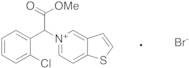 5-[1-(2-Chlorophenyl)-2-methoxy-2-oxoethyl]thieno[3,2-c]pyridinium Bromide