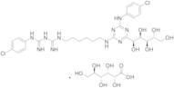 1-(4-Chlorophenyl)-5-[6-[[4-[(4-chlorophenyl)amino]-6-[(1S,2R,3R,4R)-1,2,3,4,5-pentahydroxypentyl]-1,3,5-triazin-2-yl]amino]hexyl]biguanide D-Gluconic Acid Salt
