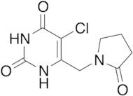 5-​Chloro-​6-​[(2-​oxo-​1-​pyrrolidinyl)​methyl]​-2,​4(1H,​3H)​-​pyrimidinedione