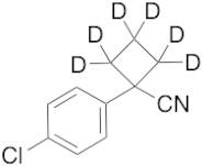 1-(4-Chlorophenyl)cyclobutane-d6 Carbonitrile