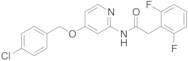 N-[4-[(4-Chlorophenyl)methoxy]-2-pyridinyl]-2,6-difluoro-benzeneacetamide