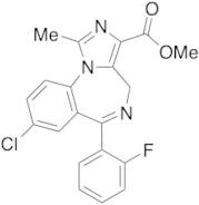 8-Chloro-6-(2-fluorophenyl)-1-methyl-4H-imidazo[1,5-a][1,4]benzodiazepine-3-carboxylic Acid Methyl Ester