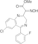 7-Chloro-5-(2-fluorophenyl)-a-(hydroxyimino)-3H-1,4-benzodiazepine-2-acetic Acid Methyl Ester