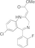 2-[7-Chloro-5-(2-fluorophenyl)-1,3-dihydro-2H-1,4-benzodiazepin-2-ylidene]acetic Acid Methyl Ester