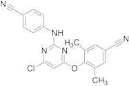 4-[[6-Chloro-2-[(4-cyanophenyl)amino]-4-pyrimidinyl]oxy]-3,5-dimethylbenzonitrile (Etravirine Impu…