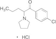 1-(4-chlorophenyl)-2-(1-pyrrolidinyl)-1-Pentanone hydrochloride
