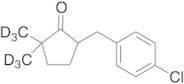 5-[(4-Chlorophenyl)methyl]-2,2-dimethylcyclopentanone-d6