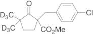 1-[(4-Chlorophenyl)methyl]-3,3-dimethyl-2-oxocyclopentanecarboxylic Acid-d6 Methyl Ester