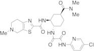 N1-(5-chloropyridin-2-yl)-N2-((1S,2S,4S)-4-(dimethylcarbamoyl)-2-(5-methyl-4,5,6,7-tetrahydrothi...
