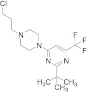 4-[4-(3-Chloropropyl)-1-piperazinyl]-2-(1,1-dimethylethyl)-6-(trifluoromethyl)pyrimidine